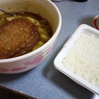 レンジでかんたん！ハンバーグカレー